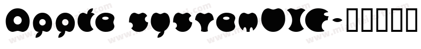 Apple systemUIF字体转换